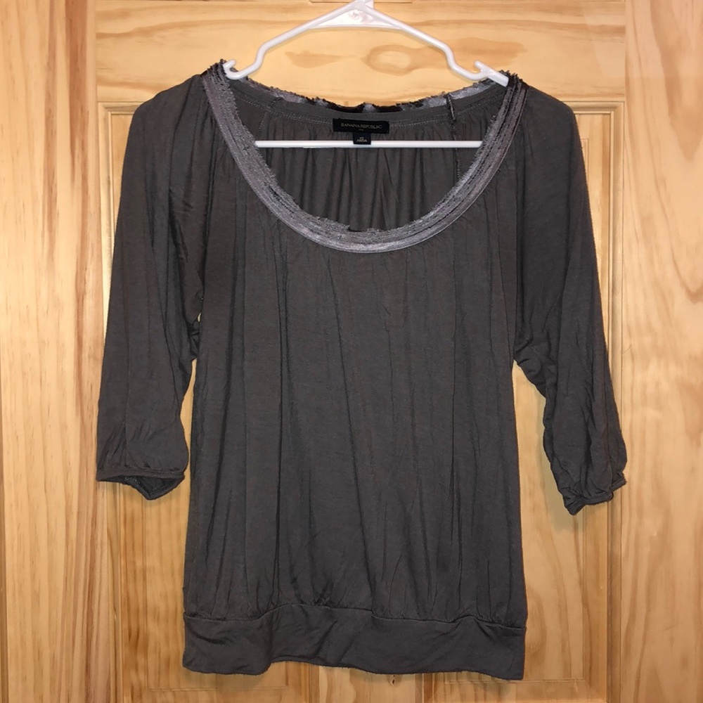 💟 (5 for $30) Banana Republic 3/4 sleeve top